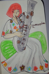 Sarrusophone Instrument Anime Drawing