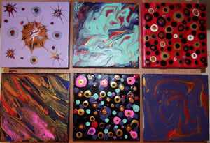 My Next Little Series of Pouring Paintings