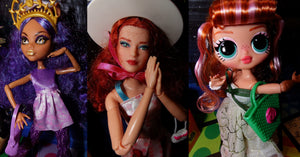 Doll Photos Pink, Purple and Green Spring Fashion