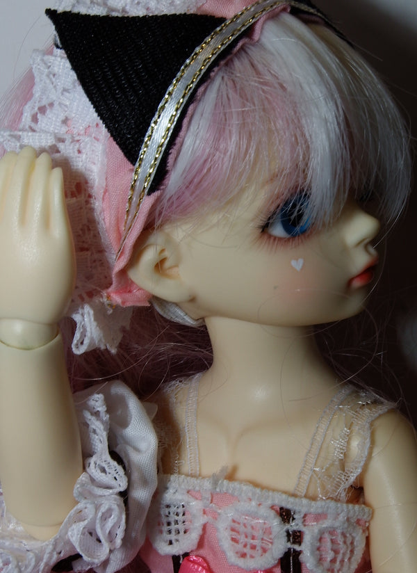 BJD In Cat Pastel Vintage Dress