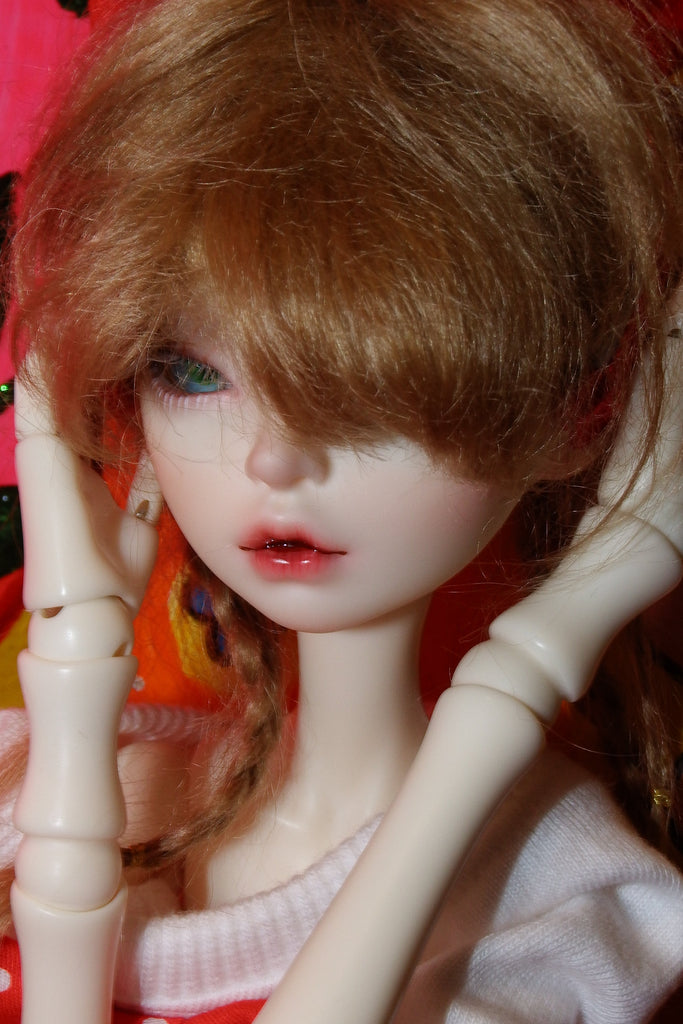 BJD Autumn Fashion Dolls in Red and Blue Cute