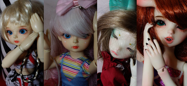 BJD 4 Small Dolls of Breezy March