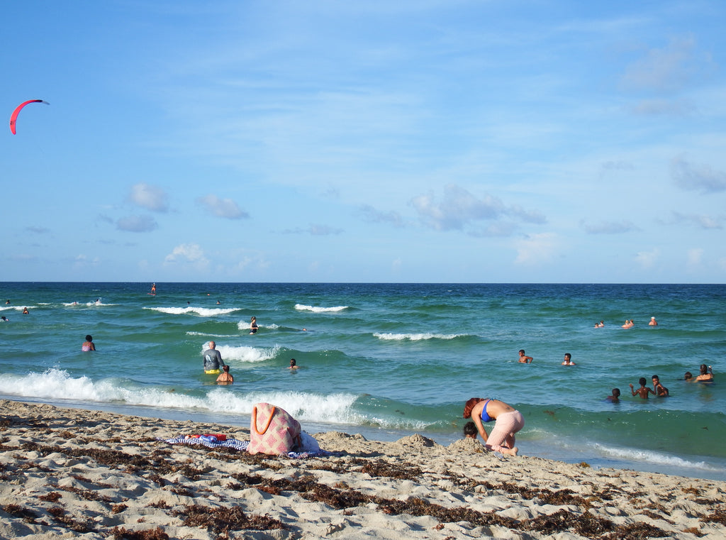 Miami Beach And Windsurfing