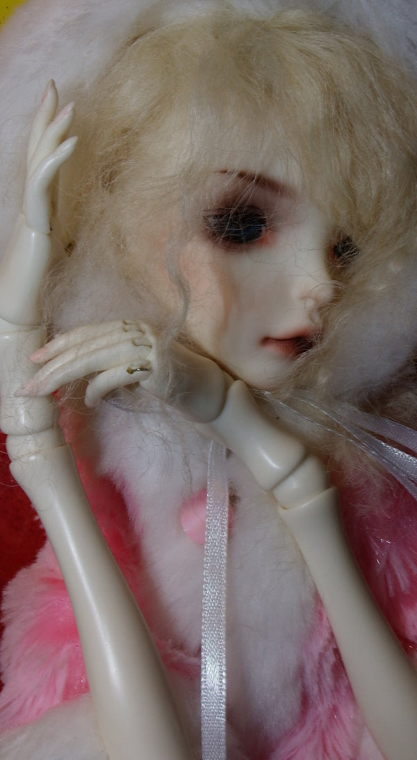 Doll Chateau BJD in Pink Hood and Fairy Jester Photos