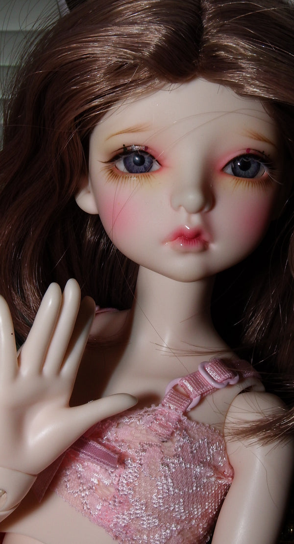BJD Doll Ballerina in Pink Lingerie Fashion