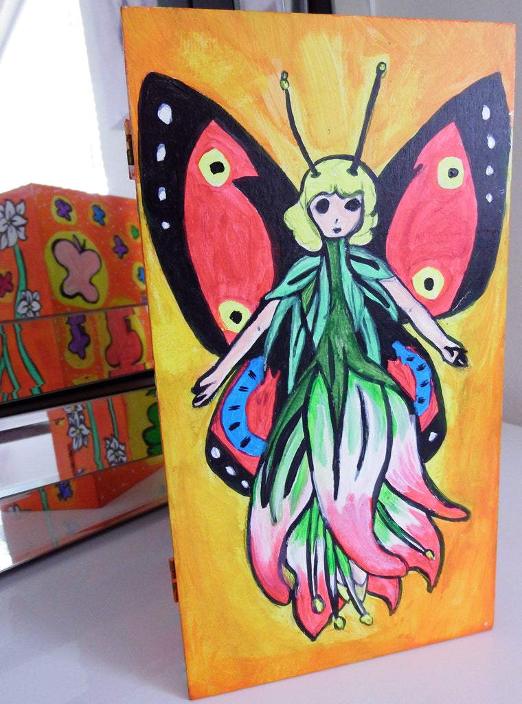 Fairy Box Painted with Acrylics