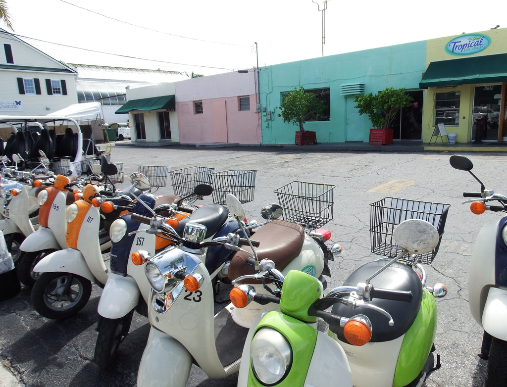 Scooters at the Florida Keys