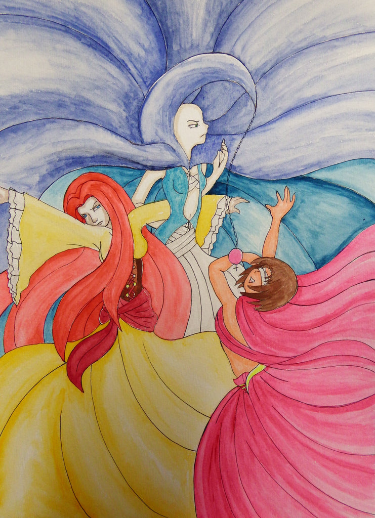 New Front Cover Watercolor Painting for The Furies
