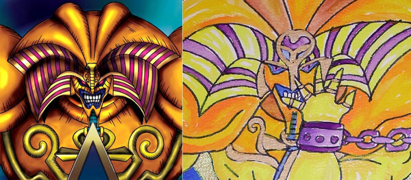 Exodia the Forbidden One Watercolor Painting