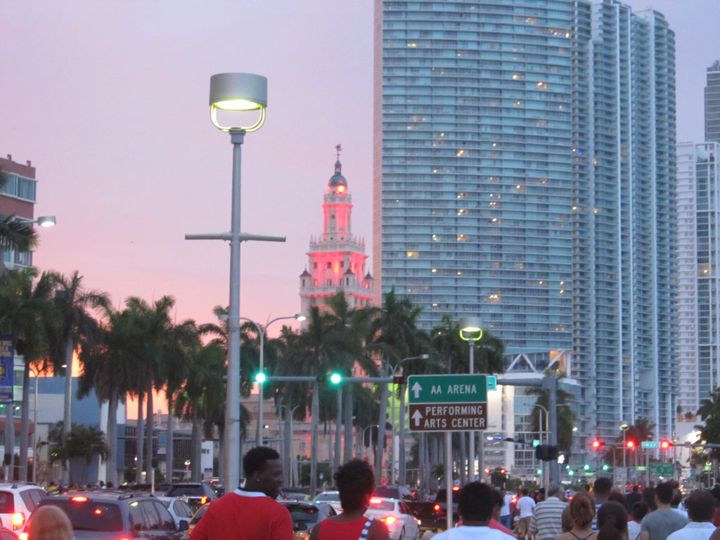 Bayside Miami Beach at Sunset