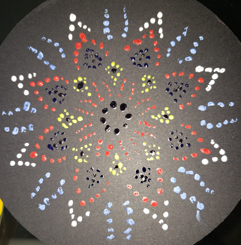 Mandala Painting Dot Patterns Art
