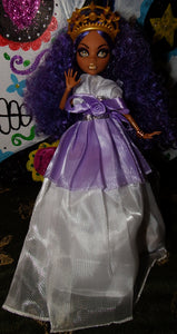 Monster High Doll in Pretty Purple Princess Dress