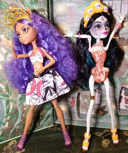 Monster high Dolls in Red Swimsuit Dresses