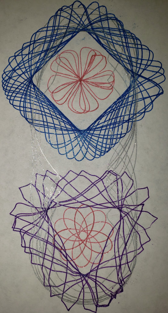 Nature Drawings, Henna Patterns and Spirographs