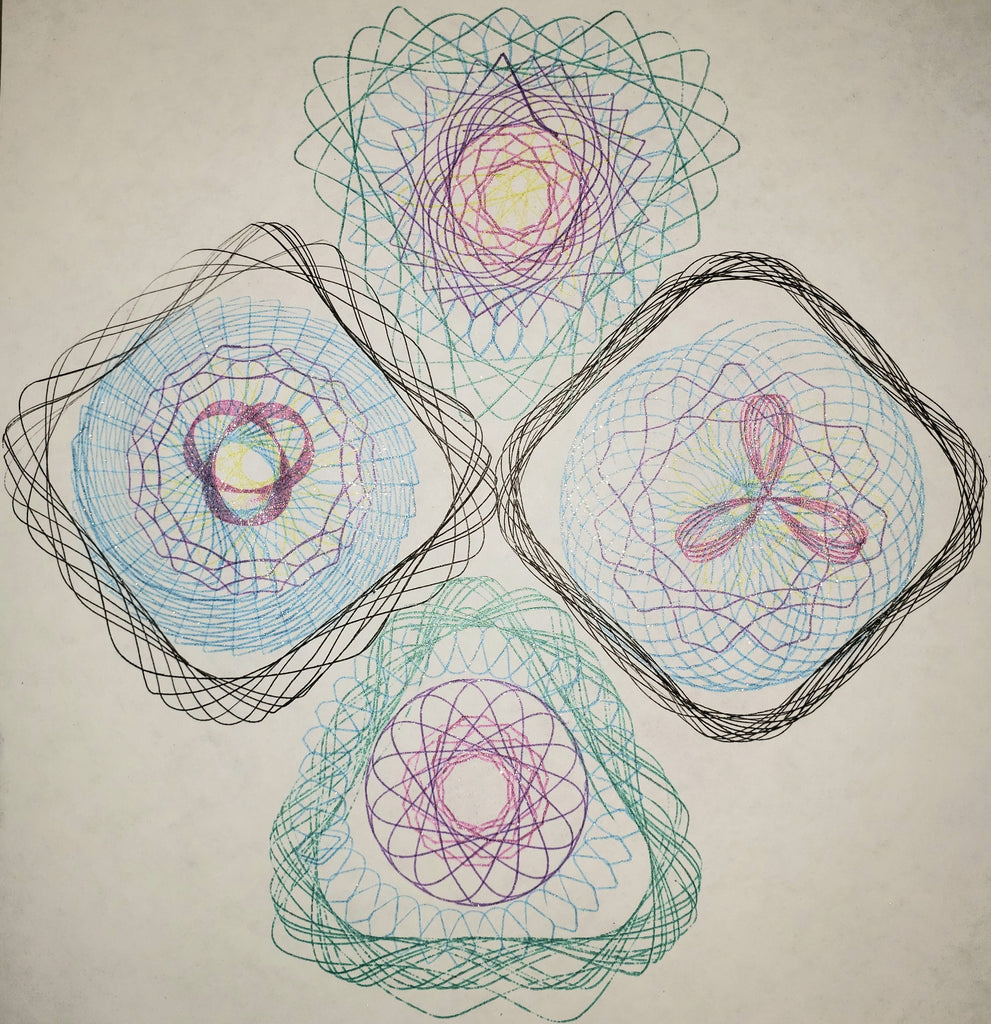 Pokemon, Spirographs and Patterns Drawings By Teresita Blanco