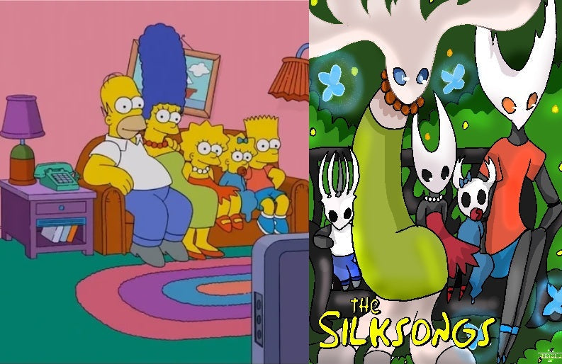 Hollow Knight Silksong Simpsons Katamari and Scooby Doo Fanart