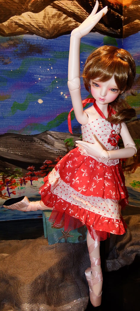 Ballerina BJD Dollmore Odette in Red Dress Part 2
