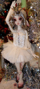 Doll Chateau Lilian Goat White Swan Winter Ballet Photoshoot