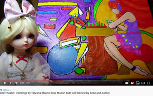 Doll Theater Paintings by the Artsy Sister Stop Motion Video