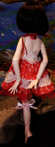 Dollmore BJD Doll in a Nice Red Dress Part 1