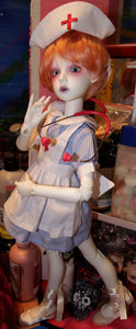 BJD Vampire Nurse Halloween Photoshoot