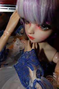 Elegant in Blue BJD Doll Photoshoot