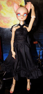 BJD Inanis in Black Dress Photoshoot