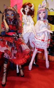 Dollmore, Doll Chateau and Dearmine Christmas BJD Doll Photoshoot