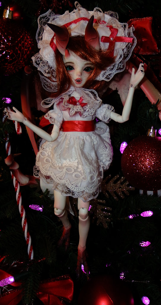 Christmas Tree 2022 BJD Small Doll Photoshoot