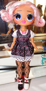 LOL Surprise Dolls Floral Black Dress Photoshoot