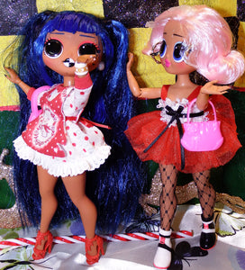 LOL Surprise Dolls in Red Xmas Outfit
