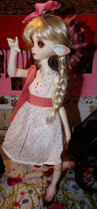 Faun BJD Doll Polka Dot Summer Dress