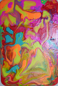 Pouring Painting Synesthesia Dried Version