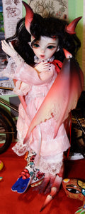 Dragon BJD Doll Dream Valley Ahi Cutie in Pink Dress
