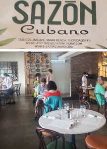 Sazon Cubano Restaurant Travel Miami Beach Flans and Three Milks