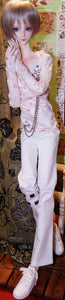 BJD Dream Valley Elf Doll in Rhinestone Shirt Cool Photoshoot