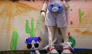 Stop Motion Dolls Waling the Dog