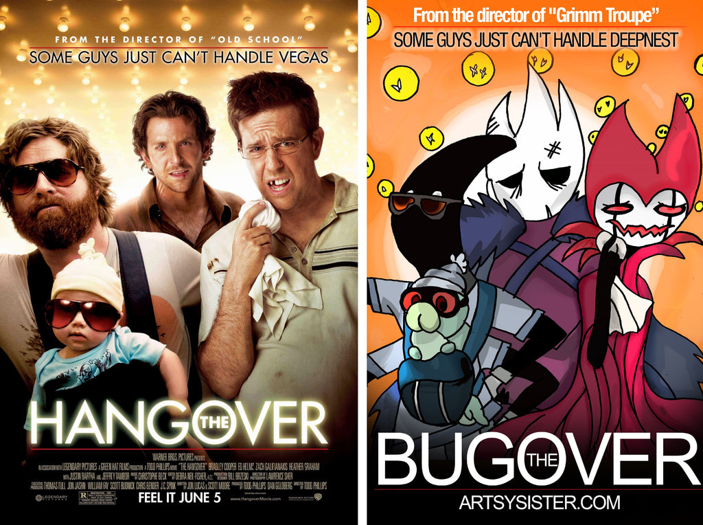 Hollow Knight The Hangover The Bugover Fanart