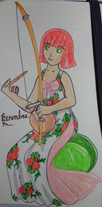 Berimbau Anime Music instrument Drawing
