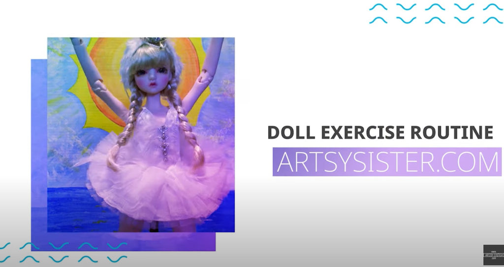 Doll Theater Exercise Routine BJD Stop Motion Animation Video (Teatro de Muñecas Rutina de Ejercicios Animación en Volumen)