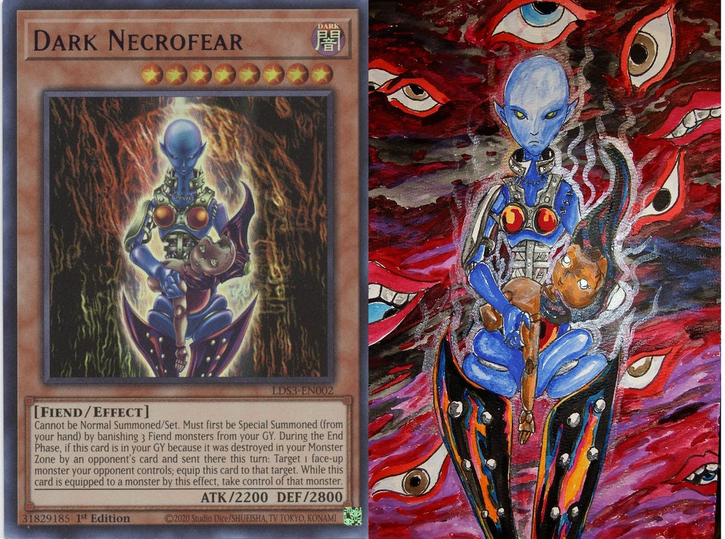 Yugioh Fanart Dark Necrofear Watercolor Painting By Teresita Blanco Yugioh Fanart Dark Necrofear Watercolor Painting By Teresita Blanco