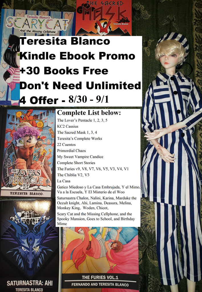 Teresita Blanco Labor Day Free Kindle E-Book Promo Aug. 30 to Sept 1