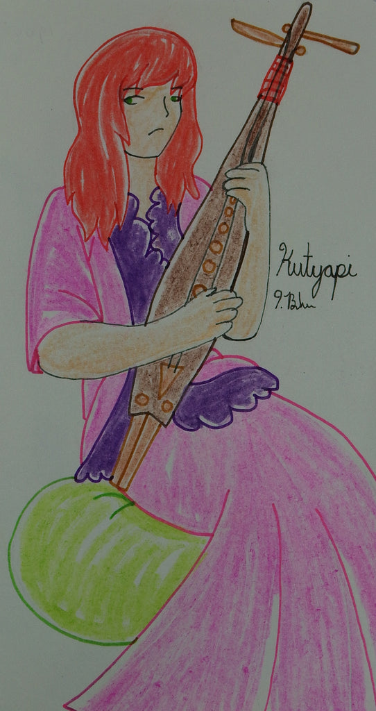 Kutyapi Anime Music Instrument Drawing