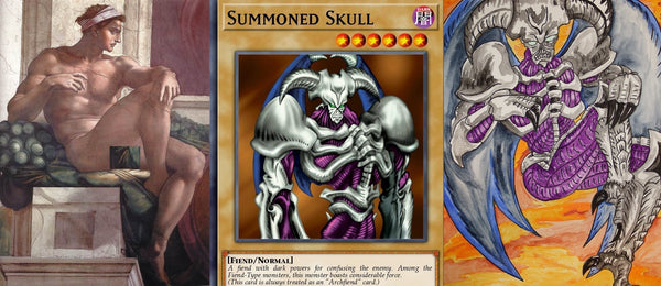 Ignudo Summoned Skull Yugioh Watercolor Fanart
