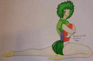 Resplendent Quetzal Anime Drawing