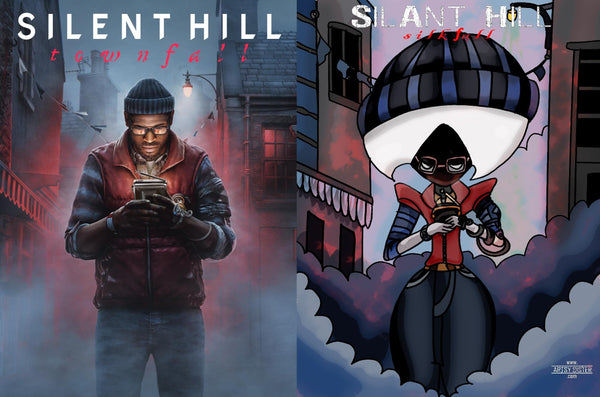 Hollow Knight Silent Hill Townfall Fanart