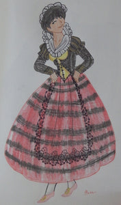Spanish Maiden from the 1772
