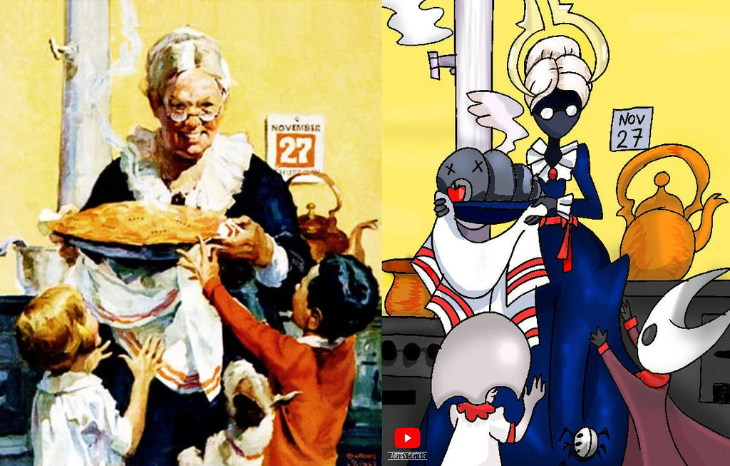 Hollow Knight Thanksgiving Fanart