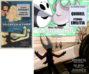 Hollow Knight To Catch a Thief Poster Parody