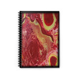 Lava Spiral Notebook - Ruled Line